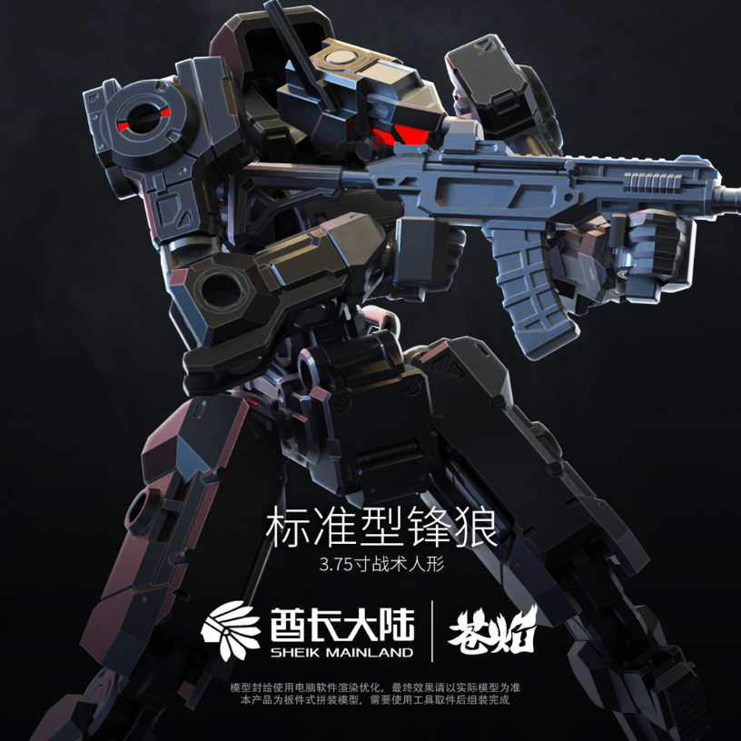 Model Kit Robot - Novo escudo principal e 3min projeto