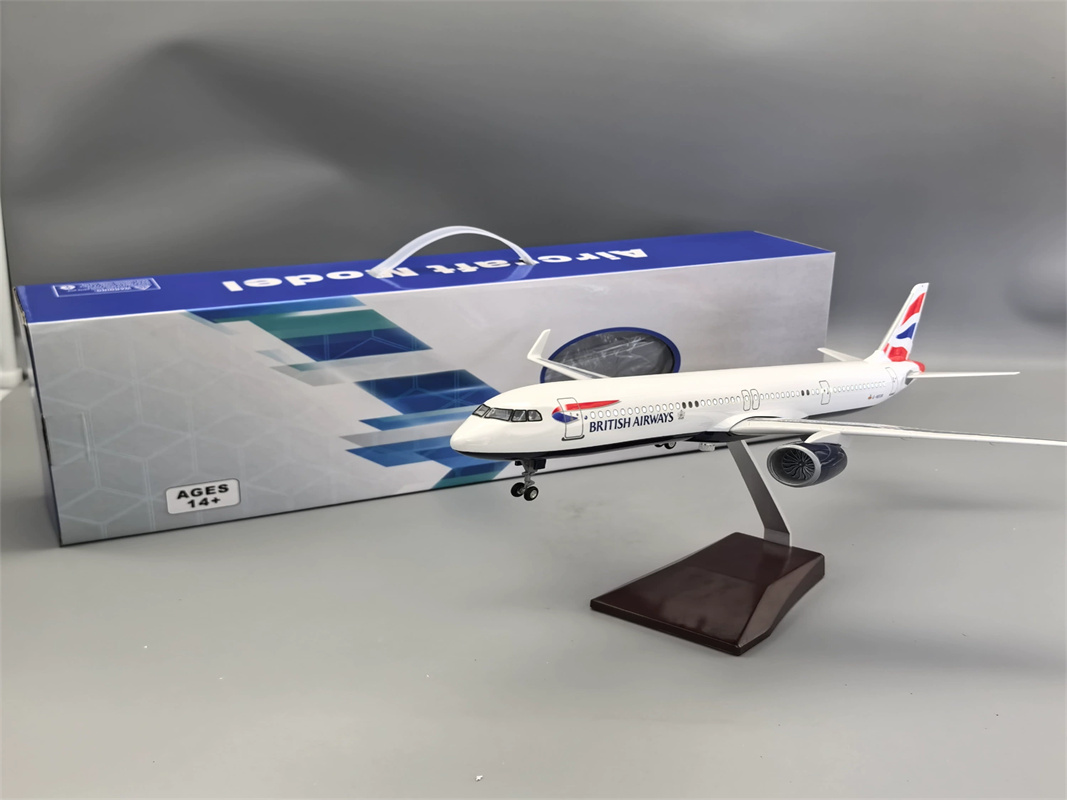 Model Kit Plane - Avião de resina escala 1/100 321neo