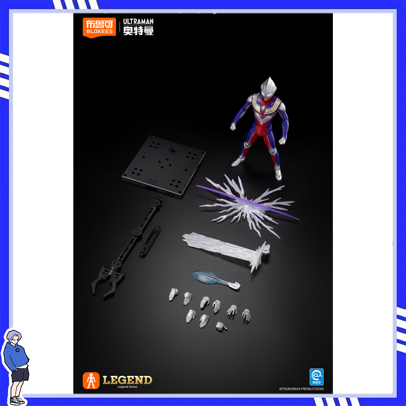 Model Kit Ultraman Tiga - Novo Kit de Montagem Blokees Edição