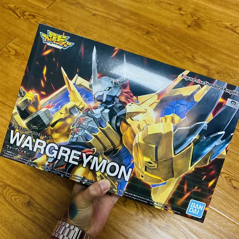Model Kit Digimon - Bandai monstro digital montado modelo warreymon