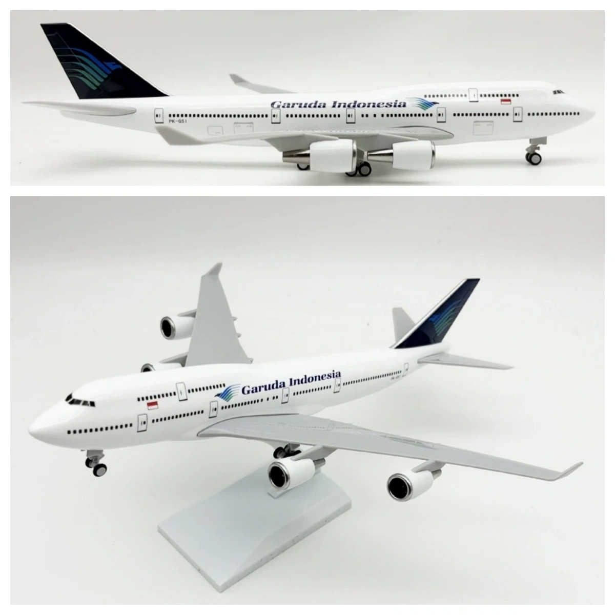 Model Kit Indonesia - Modelo de Avião em Resina Diecast