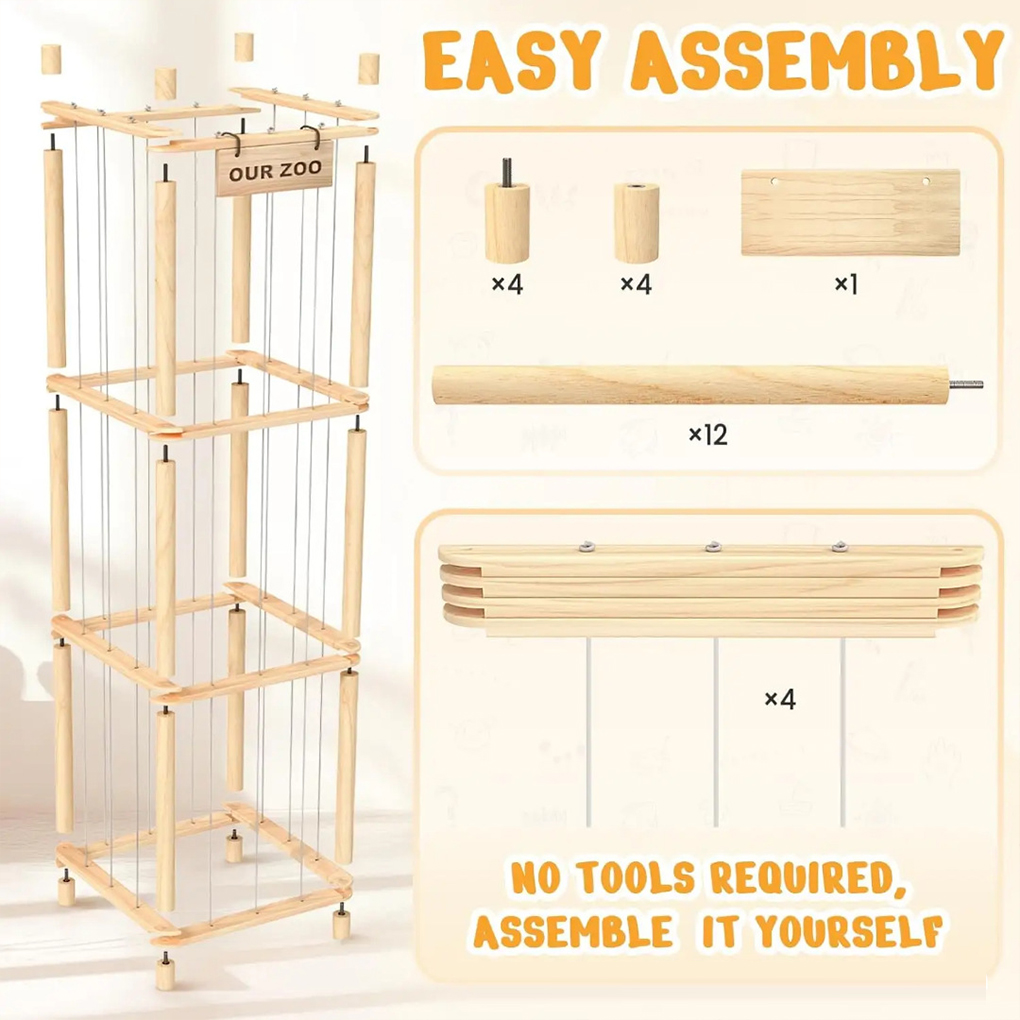 Organizador de Brinquedos e Bo - Model Kit Wood avaliação e preço