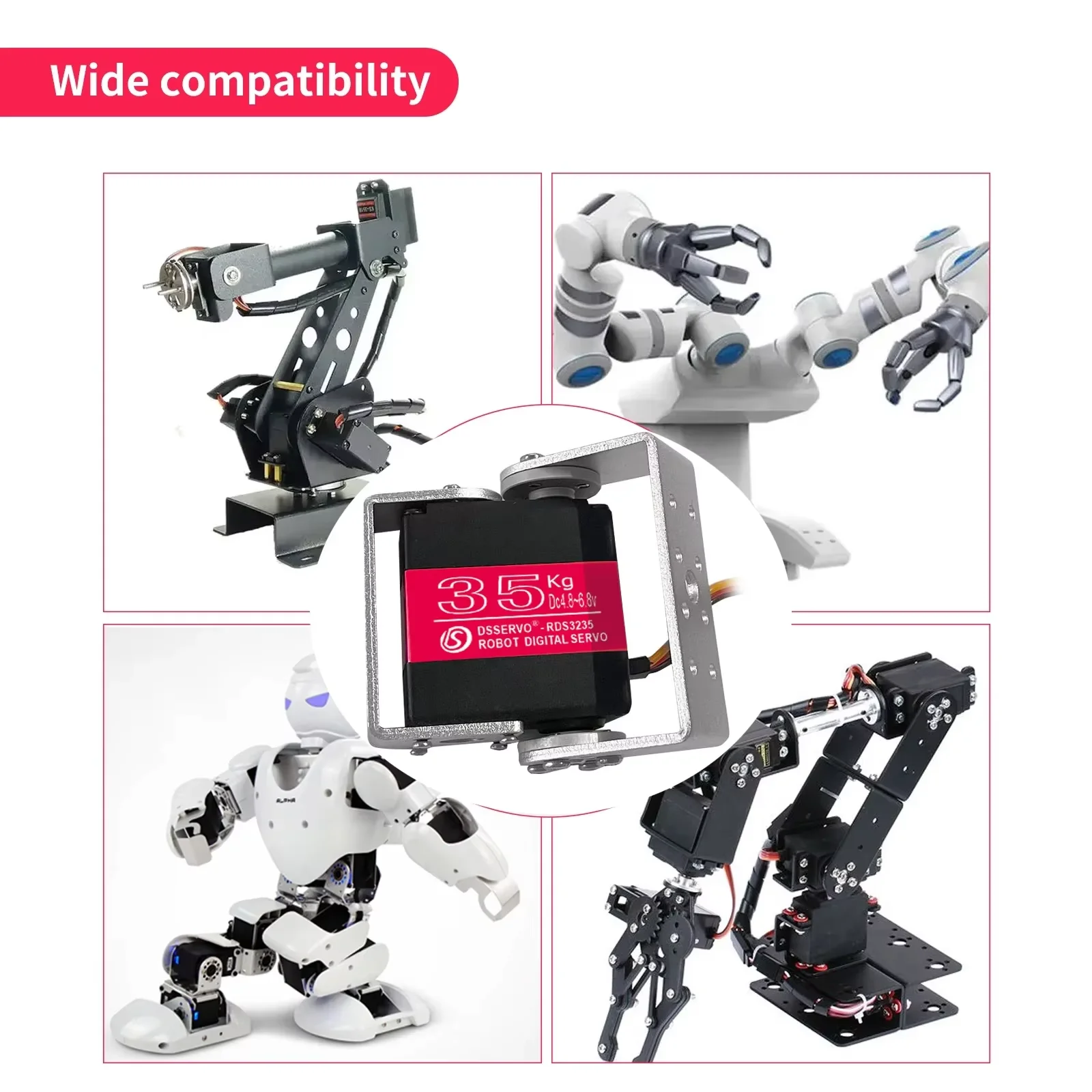 Conjunto de 1/2/4 Servos Digit - Model Kit Robot avaliação e preço
