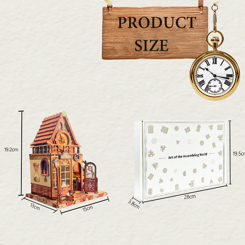 Nova Casa de Bonecas de Madeir - Model Kit Wood avaliação e preço