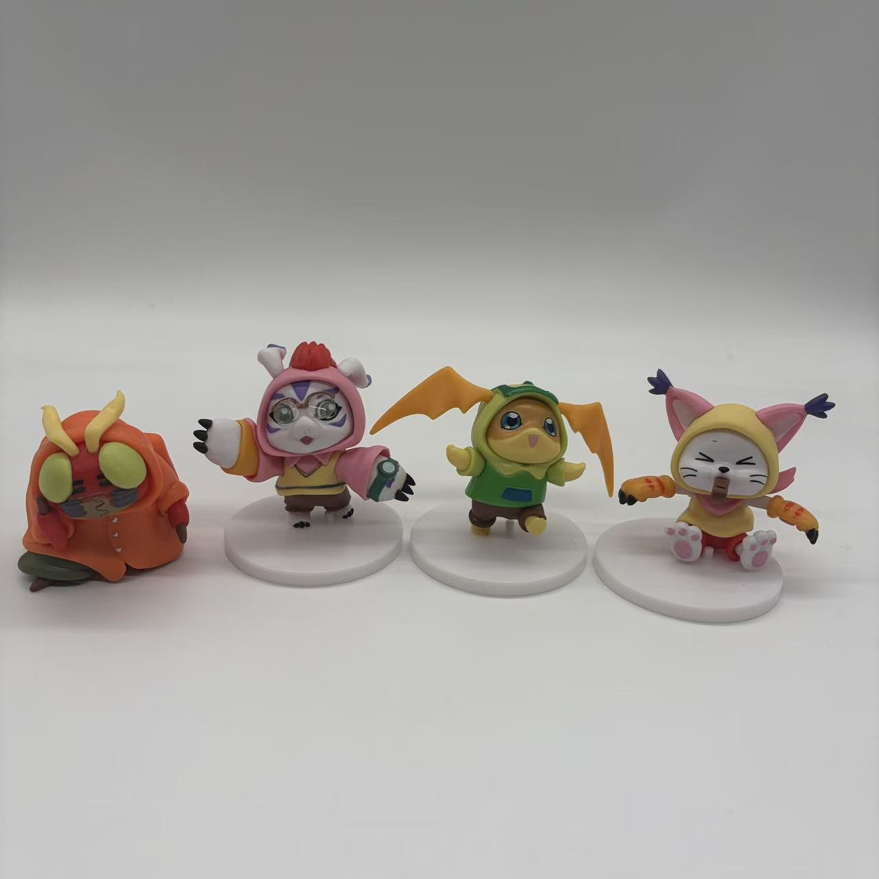 Alta qualidade 8 pçs/set anime - Model Kit Digimon avaliação e preço
