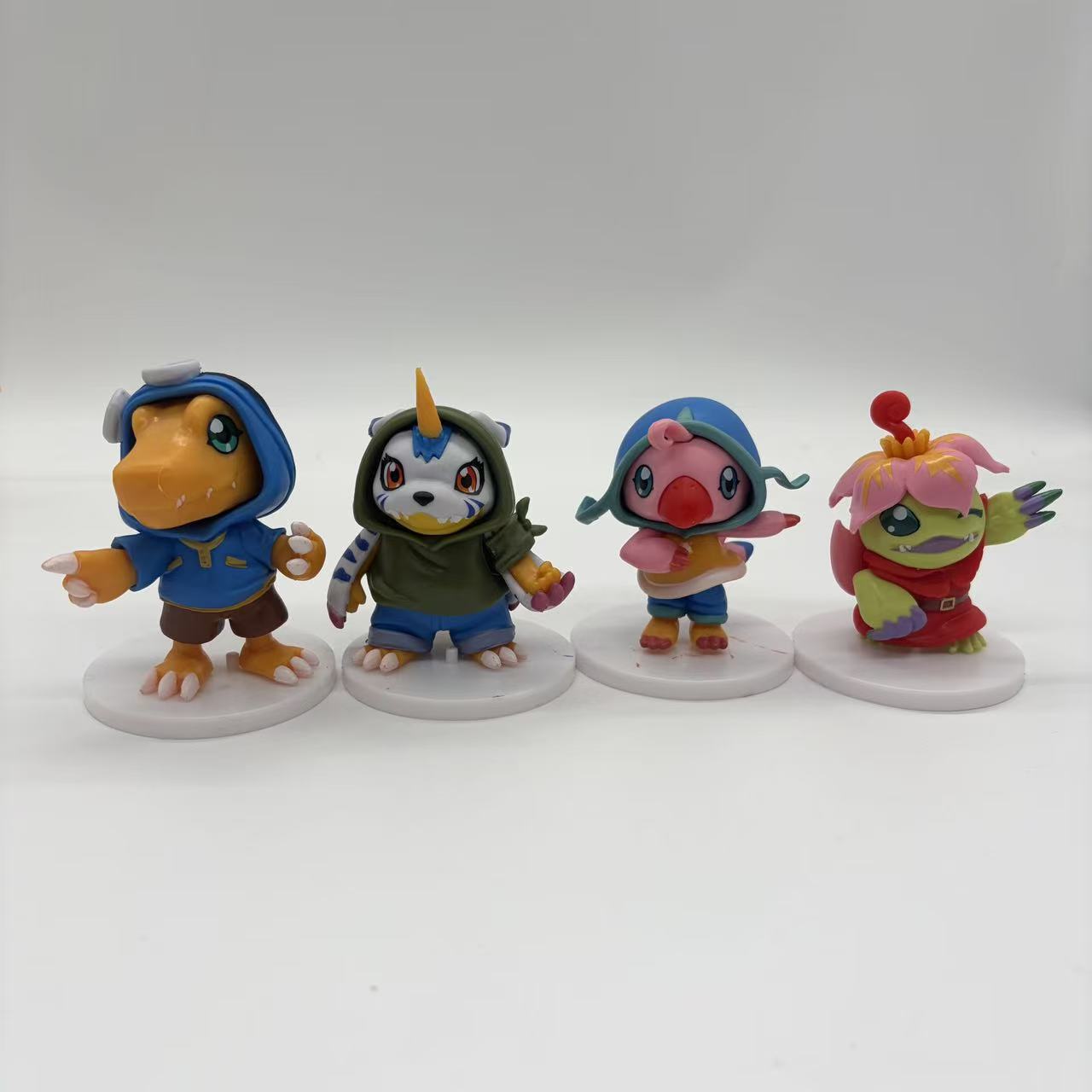 Alta qualidade 8 pçs/set anime - Model Kit Digimon avaliação e preço