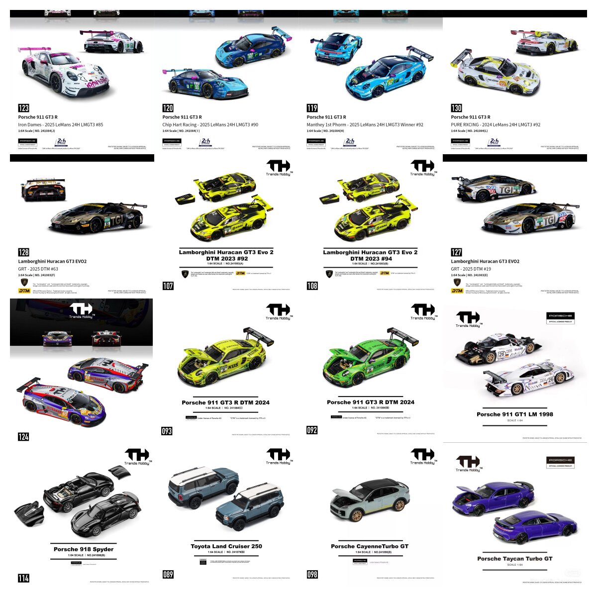 TH 1/64 Porsche 911 GT3 R LeMa - Model Kit Porsche 911 avaliação e preço