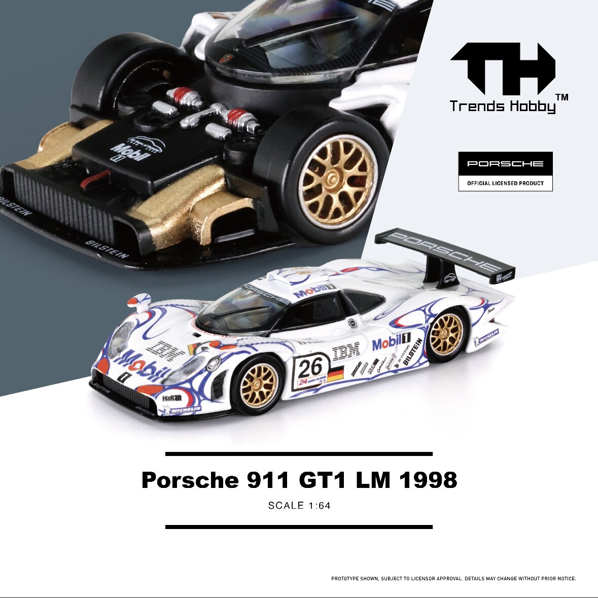 TH 1/64 Porsche 911 GT3 R LeMa - Model Kit Porsche 911 avaliação e preço
