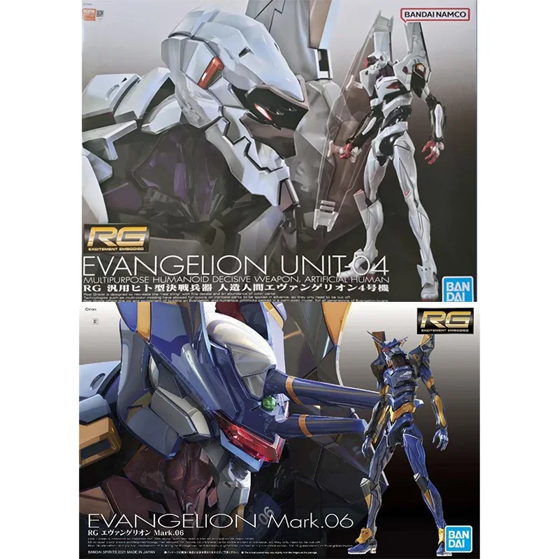 Bandai original genuíno rg eva - Model Kit Eva 02 avaliação e preço