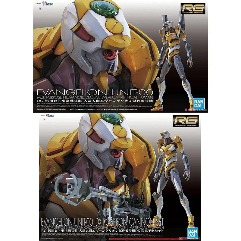 Bandai original genuíno rg eva - Model Kit Eva 02 avaliação e preço