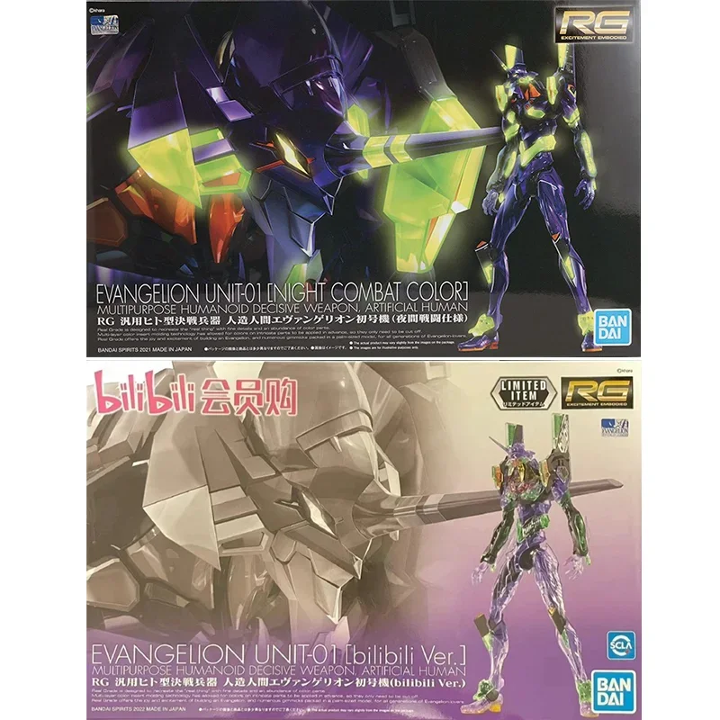 Bandai original genuíno rg eva - Model Kit Eva 02 avaliação e preço
