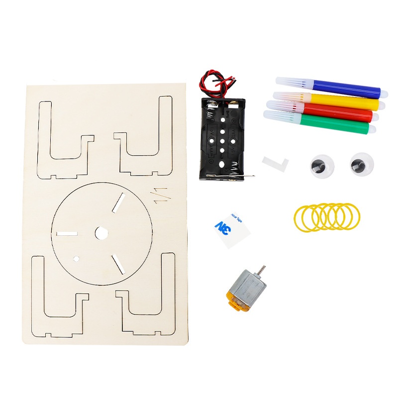 Diy vibração elétrica graffiti - Model Kit Robot avaliação e preço