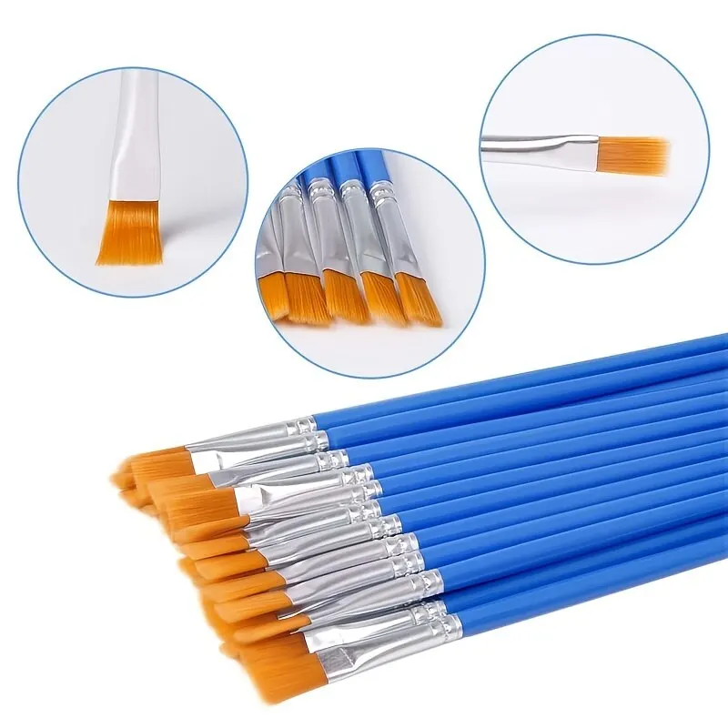Pincéis de Pintura Planos de N - Plastic Model Paint avaliação e preço
