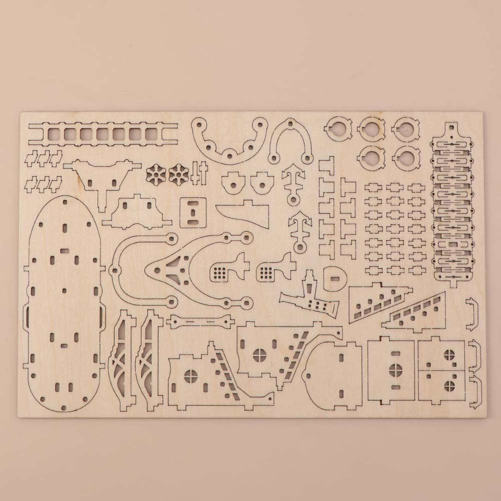 Modelo de Dirigível de Madeira - Model Kit Wood avaliação e preço
